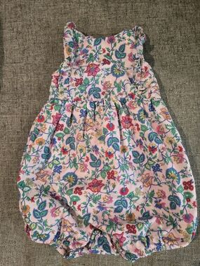 Ralph Lauren Baby Girl Floral Bubble Romper | 3M